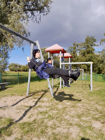 Schaukeln am Bodden